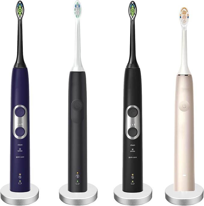 2Pack Silver Electric Toothbrush Holder - Image 3