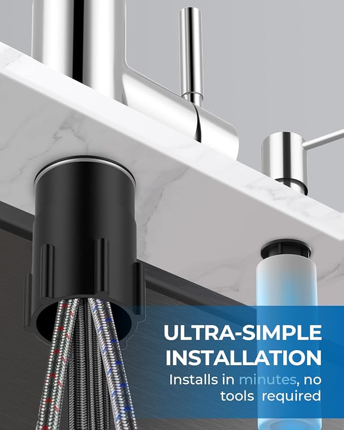 WEWE Pull-Down Kitchen Faucet - Image 7