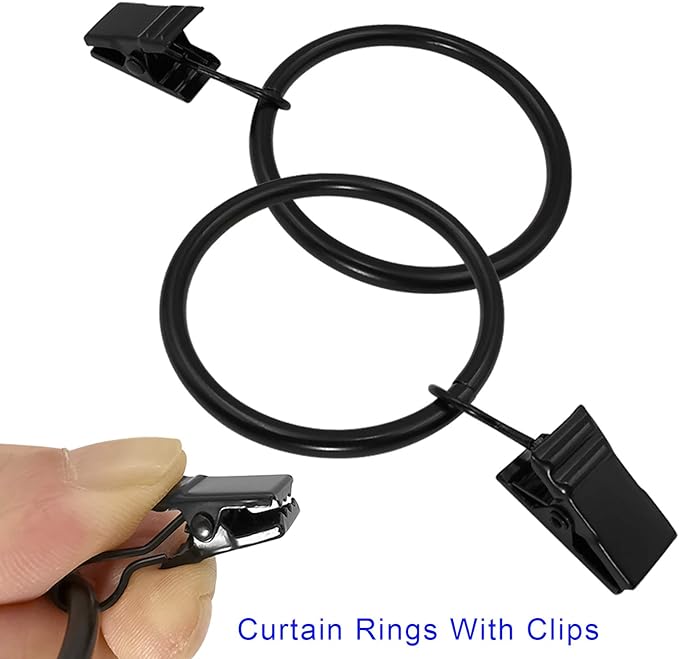 40 Pack Metal Curtain Rings - Image 4