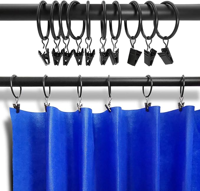 40 Pack Metal Curtain Rings - Image 6