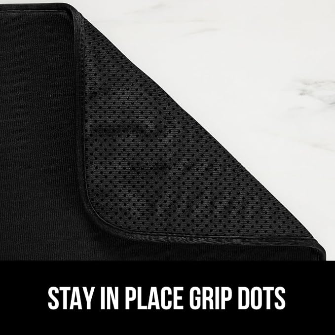 GORILLA GRIP Ultra Water Absorbent Microfiber Dish Drying Mat, 2 PK, Slip - Image 4
