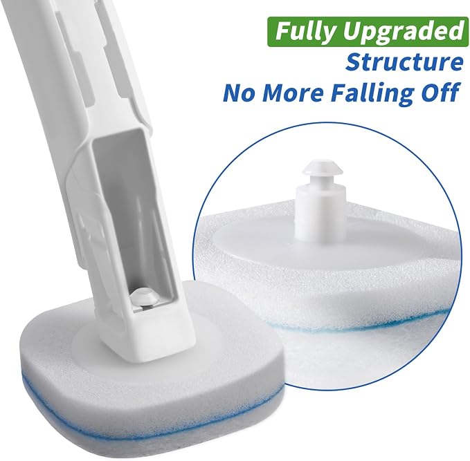 28 Count Toilet Brush Refills, Toilet Refill Pads, Disposable Toilet Brush Heads - Image 4