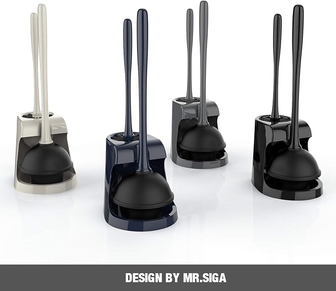 MR.SIGA Toilet Plunger and Bowl Brush Combo - Image 8