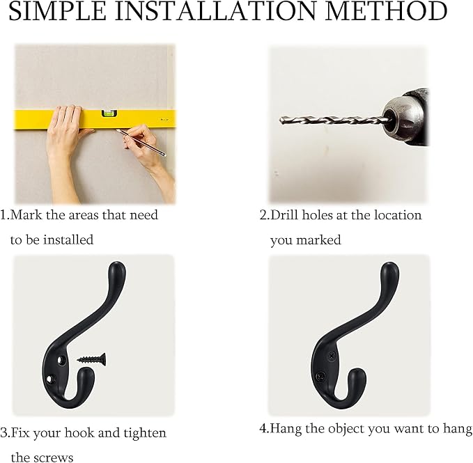 Coat Hooks 5 Pack - Image 4