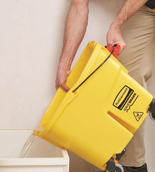 Rubbermaid Commercial Products WaveBrake 26 Qt. Side-Press Mop Bucket and - Image 16