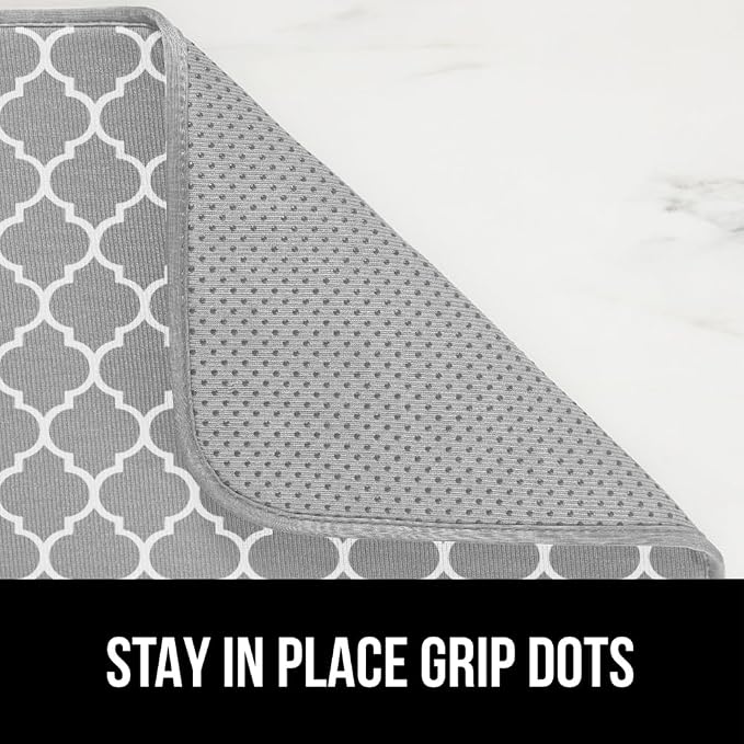 GORILLA GRIP Ultra Water Absorbent Microfiber Dish Drying Mat, Slip Resistant - Image 4