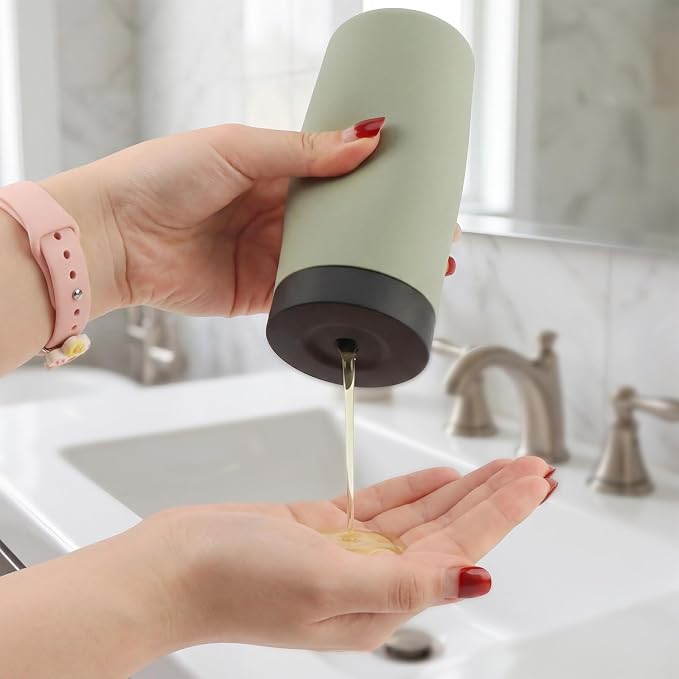 Silicone Dishwashing Soap Dispenser, Dish Soap Squeeze Bottle Silicone Divided - Image 5