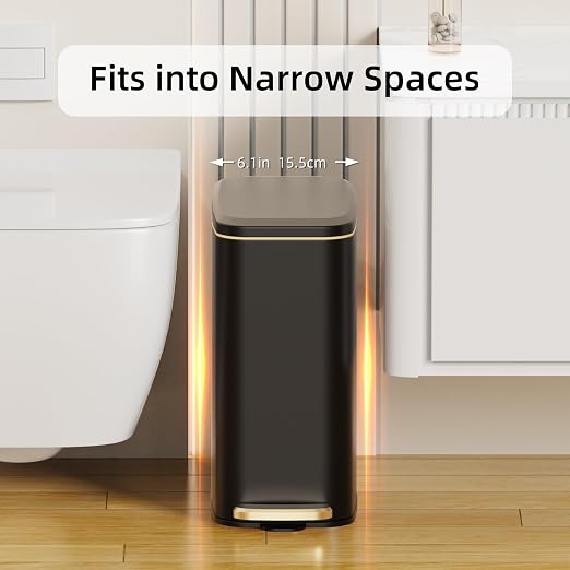 KSSKSS Small Bathroom Trash Can - Image 2