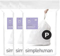 simplehuman Code P 60 Count Custom Fit Liners, Drawstring Kitchen Trash Bags by Unknown