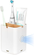 Toothbrush Holders for Bathrooms, Electric Toothbrush Holder, 3 Slot Vanity by rejomiik