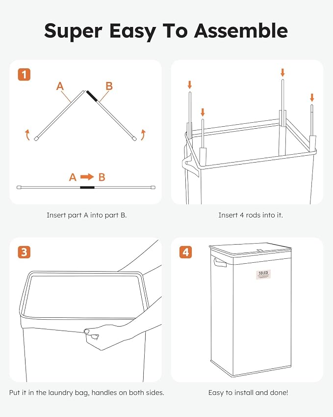 SOLEDI 100L Laundry Hamper - Image 6