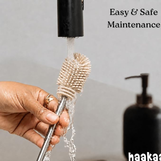 Haakaa Food-Grade Silicone Cleaning Brush Kit 3-Piece | Household Cleaning - Image 7