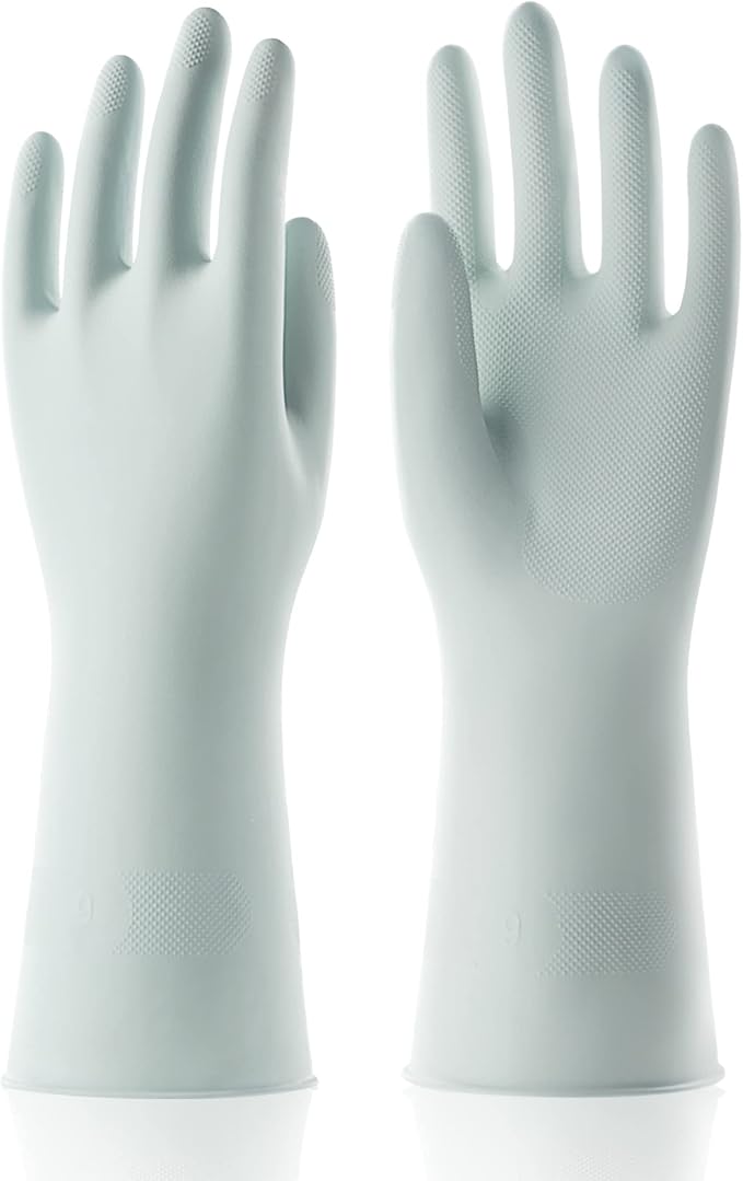COOLJOB Small Reusable Rubber Dishwashing Cleaning Gloves by COOLJOB