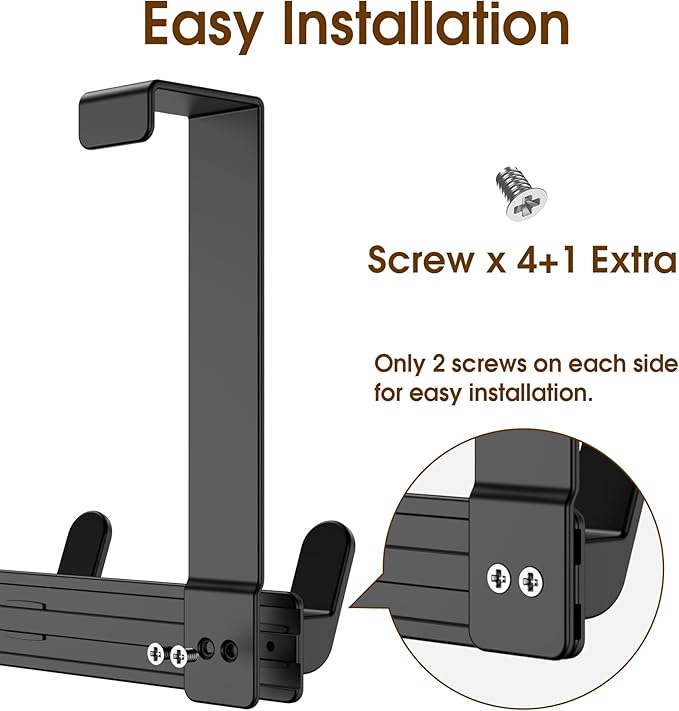 Over The Door Hooks Hanger, Heavy Duty Rack - Image 6
