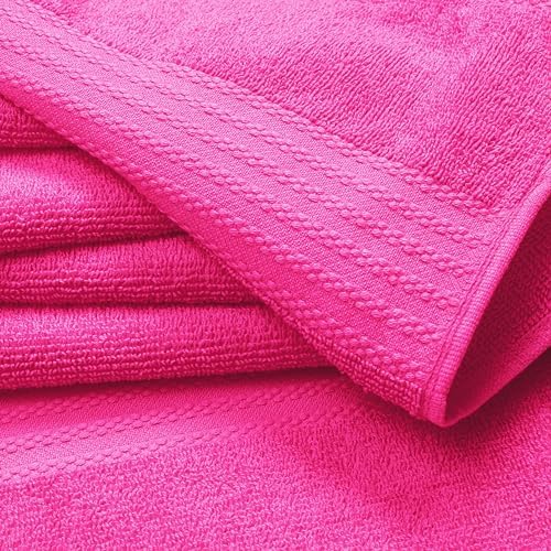 GLAMBURG Premium Cotton 4 Pack Bath Towel Set - Image 2