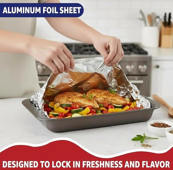 Aluminum Foil, 12x1000 Inches, for Cooking, Commercial use, and Food Storage - Image 2