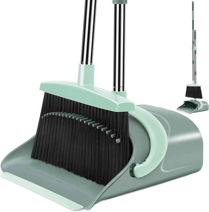 Ivandar Broom and Dustpan Set for Home, Dust pan by BroomdustpanwithComboSet