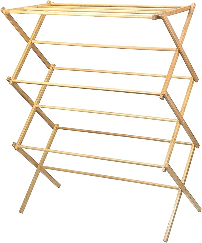 HOME IT Wooden Clothes Drying Rack by HOMEIT