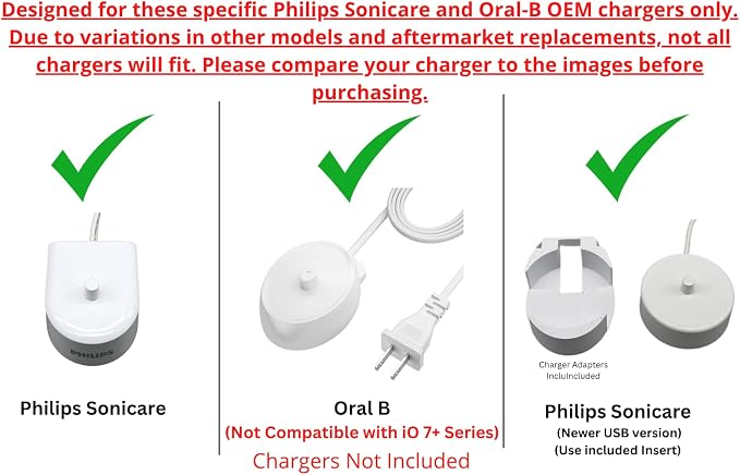 2 Slot Family Electric Toothbrush Charger Holder and Bathroom Organizer - Image 2