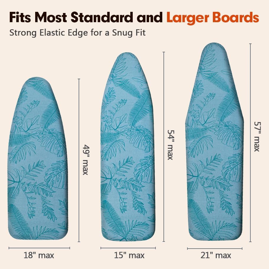 Ironing Board Cover and Pad, Extra Wide 18x49, Extra Thick - Image 7