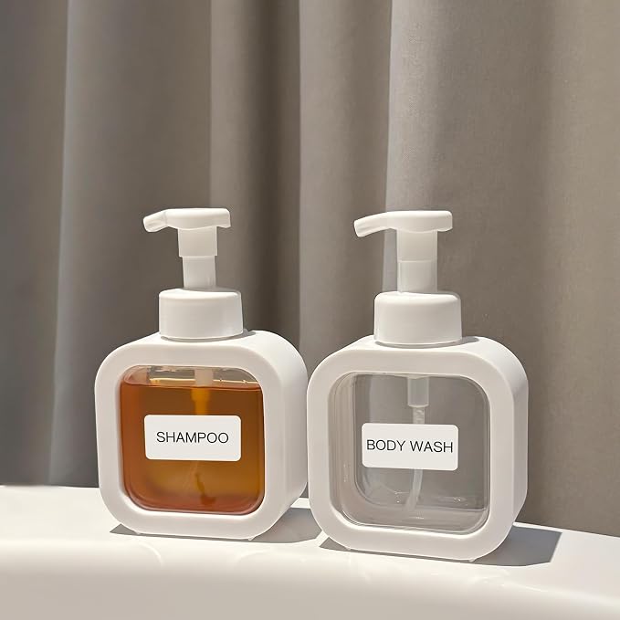 Foaming Soap Dispenser, 300ml Plastic Refillable Foaming Hand Soap Dispenser - Image 5