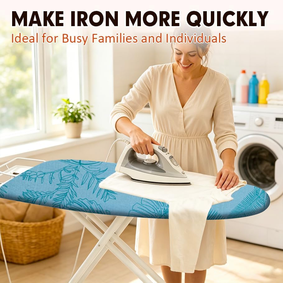 Ironing Board Cover and Pad, Extra Wide 18x49, Extra Thick - Image 2