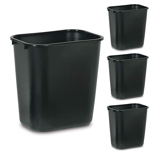 Rubbermaid Commercial Products Wastebasket/Trash Can, 7-Gallon/28-Quart by RubbermaidCommercialProducts