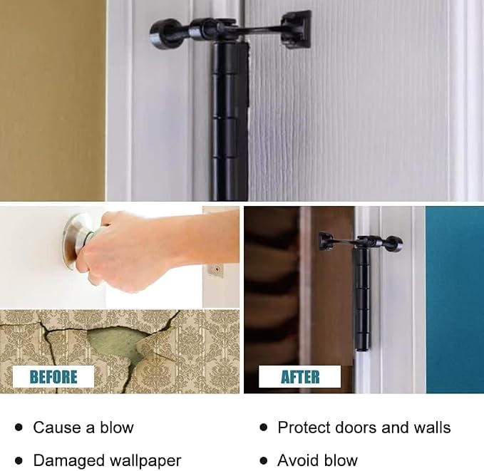 12 Pack Hinge Pin Oil Rubbed Bronze Door Stopper, Adjustable Heavy Duty Hinge - Image 5