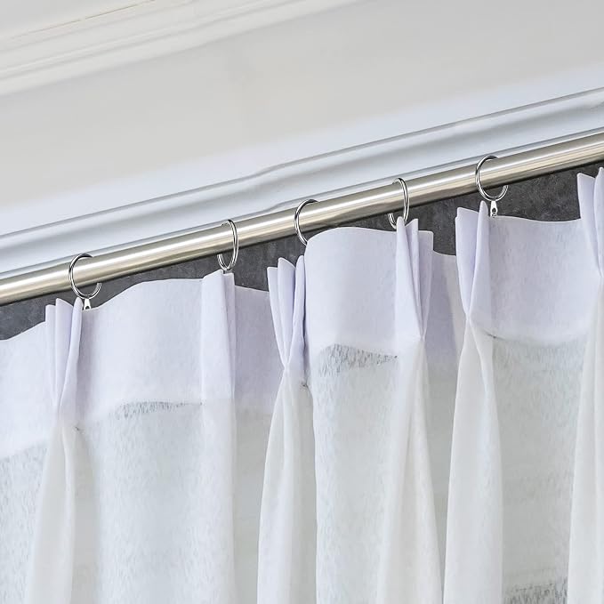 Qunclay 100 Set 1.26 Inch Metal Curtain Rings - Image 5