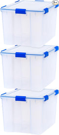 IRIS USA 3-Pack 74 Qt Storage Bins by IRISUSA