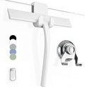 Silicone Shower Squeegee with 3-in-1 No-Drill Mount, Streak-Free & No-Squeak by G%C3%9CTEWERK