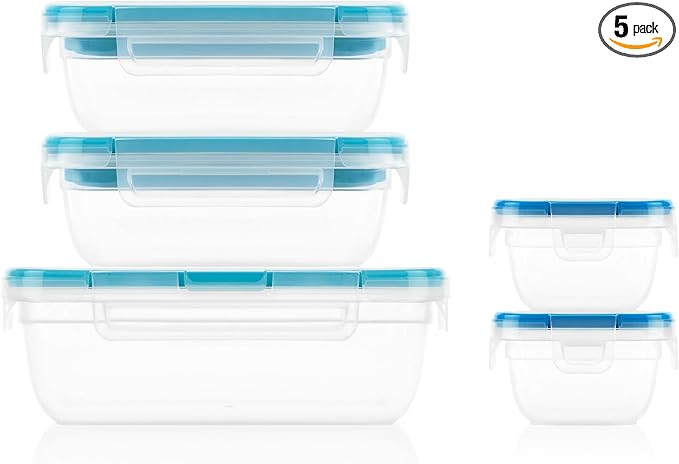 Snapware Plastic Total Solution Food Storage Set | Meal prep containers by Snapware