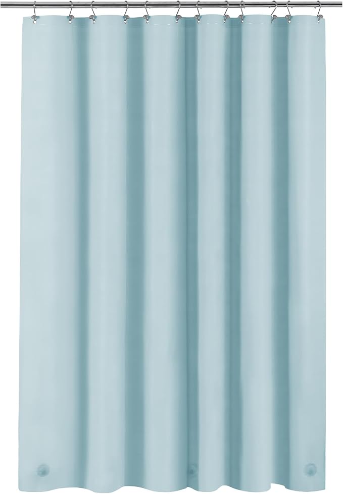 Barossa Design Shower Curtain Liner Light Blue, Standard Size by BarossaDesign