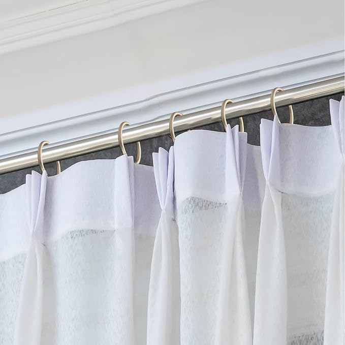Qunclay 100 Set 1.26 Inch Metal Curtain Rings - Image 5