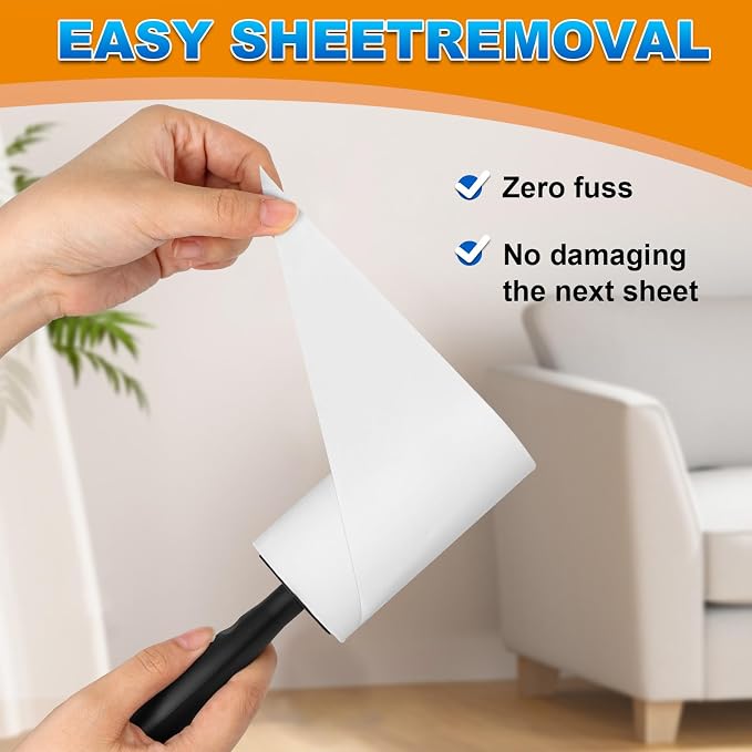 Lint Roller, Extra Sticky, 660 Sheets - Image 6