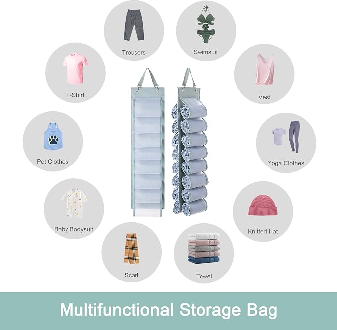DHSFKBE Legging Organizer with 16 Roll Compartments - Image 4