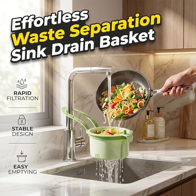 2026 New Cactus Kitchen Sink Strainer Basket, Sink Drain Strainer Self-Cleaning - Image 2