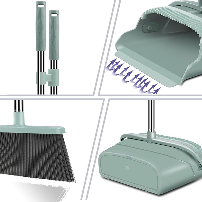 Upgrade Broom and Dustpan Set, Large Size and - Image 3