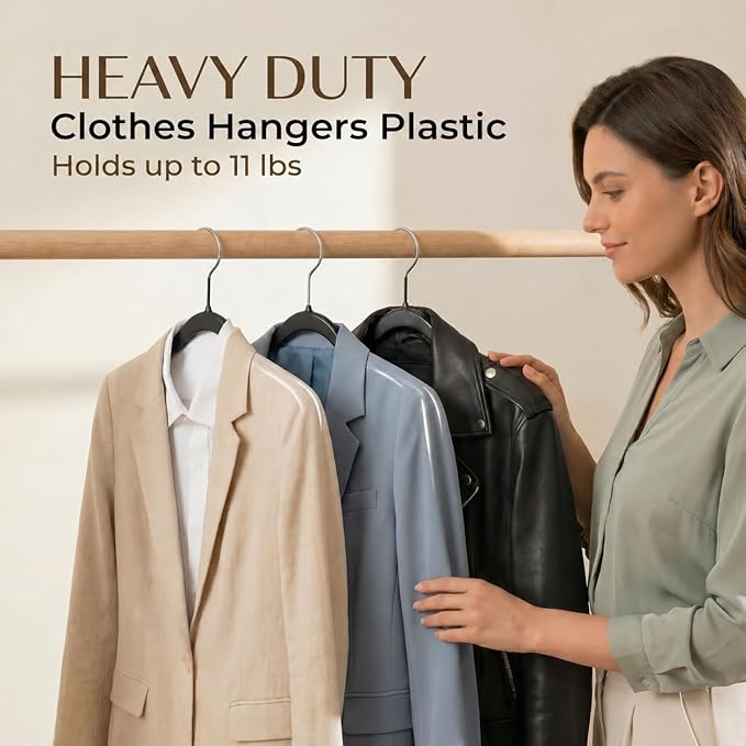 Plastic Hangers 20 Pack - Image 4