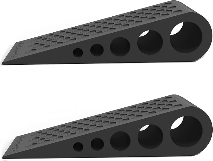 Door Stoppers for Bottom of Door Premium Floor Rubber Door Stop Wedge Made in - Image 2
