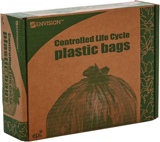 Stout by Envision 13 Gallon 24" x 30" Controlled Life-Cycle Plastic Trash Bags - Image 11