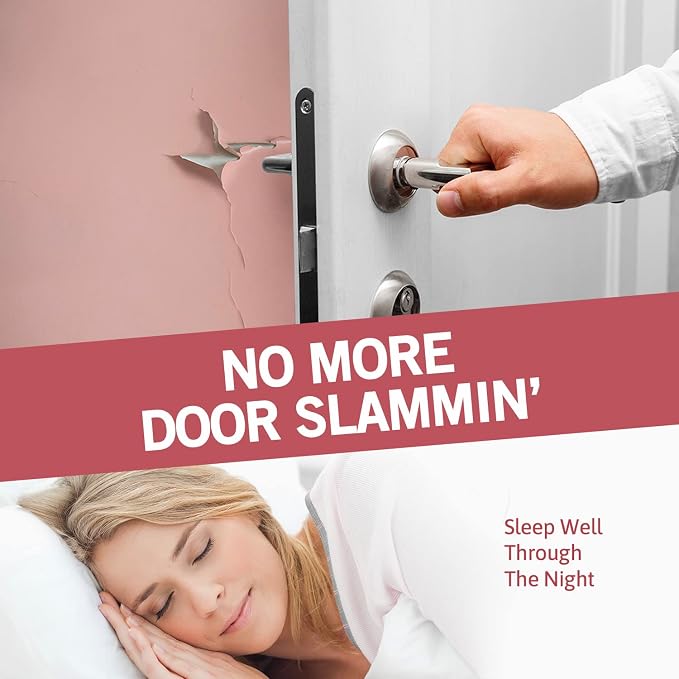 Jack N’ Drill Spring Door Stopper w/ 3X Hinge Pin Door Stops | Flexi Heavy Duty - Image 9