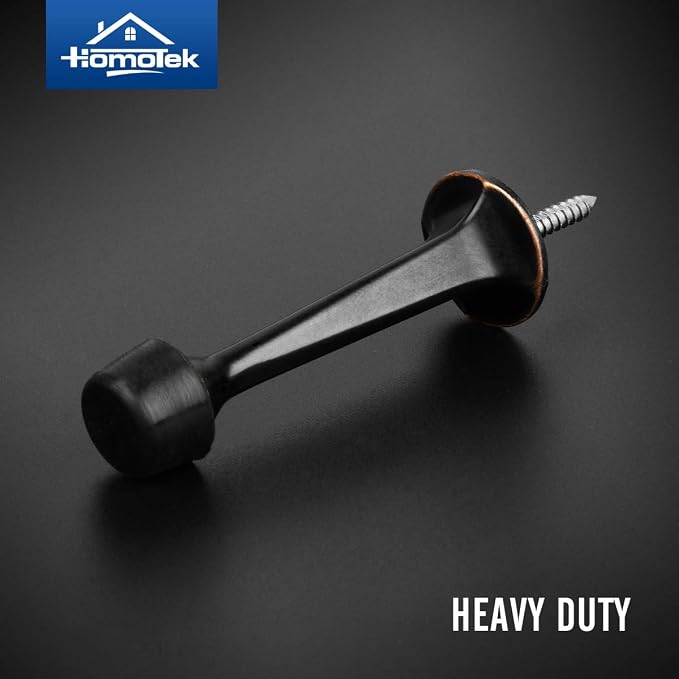 HOMOTEK 4 Pack Heavy Duty Solid Rigid Door Stop - Image 5
