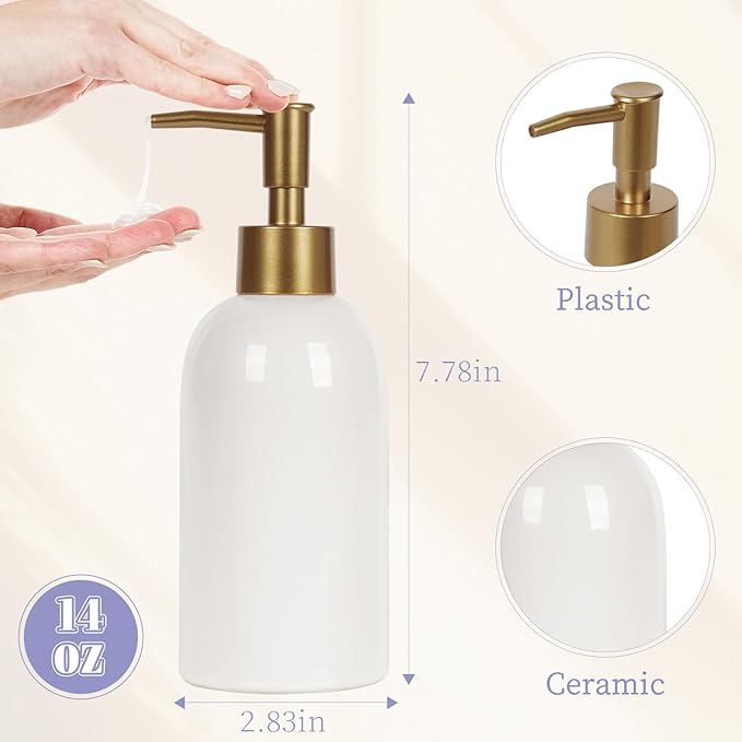 14OZ Hand and Dish Soap Dispenser Set - Image 2
