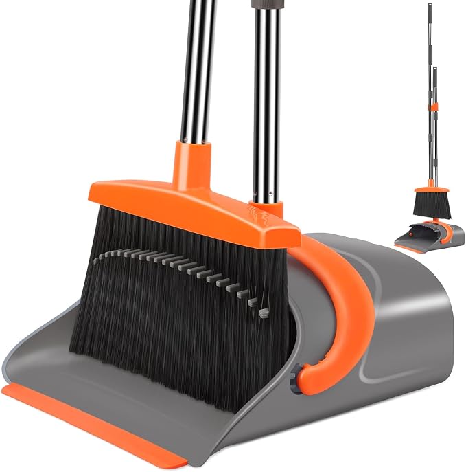 Ivandar Broom and Dustpan Set for Home, Broom and Dustpan Combo for Office by BroomdustpanwithComboSet
