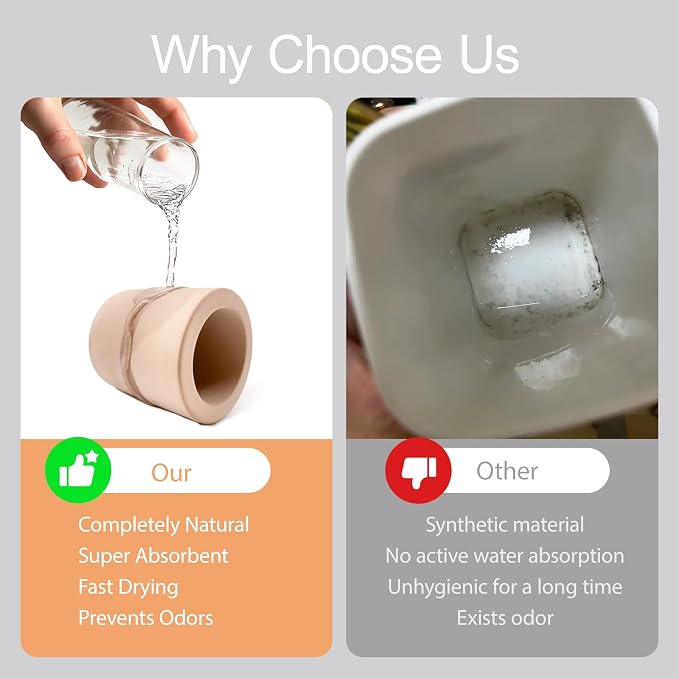 Diatomite Toothbrush Holder, Quick Dry Bathroom Stand | Water Absorbing - Image 5
