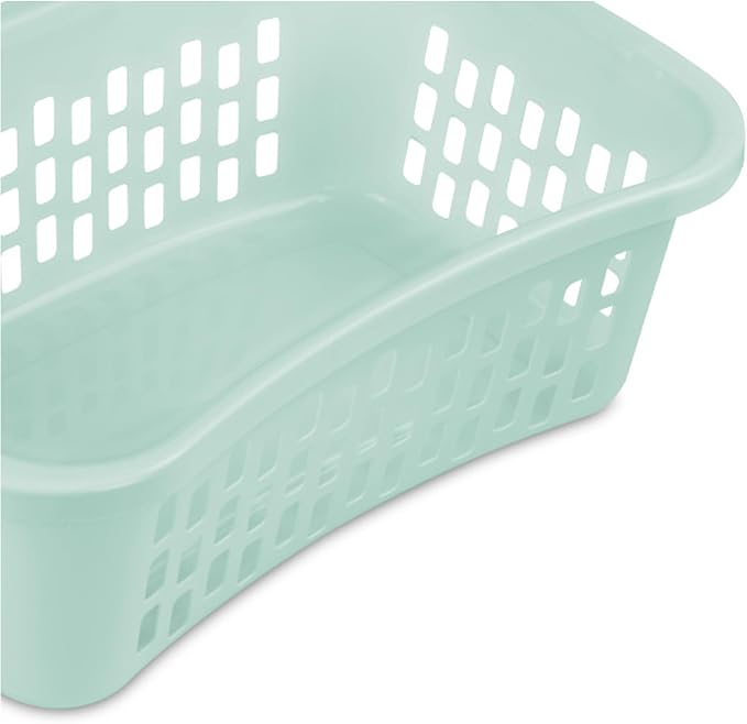 Sterilite 18 Pack HipHold Laundry Basket, Plastic Rectangle Clothes Hamper - Image 7