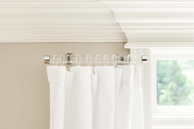 BlastHome® Luxury Curtain Rings – Premium Acrylic – Pinhooks and Clips Included - Image 5