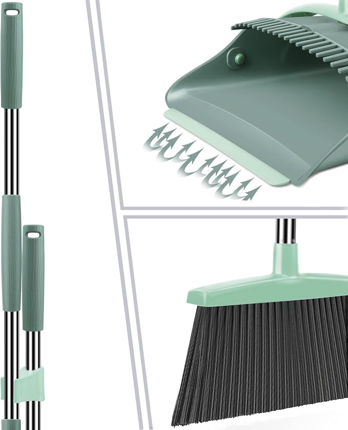 Ivandar Broom and Dustpan Set for Home, Dust pan - Image 3