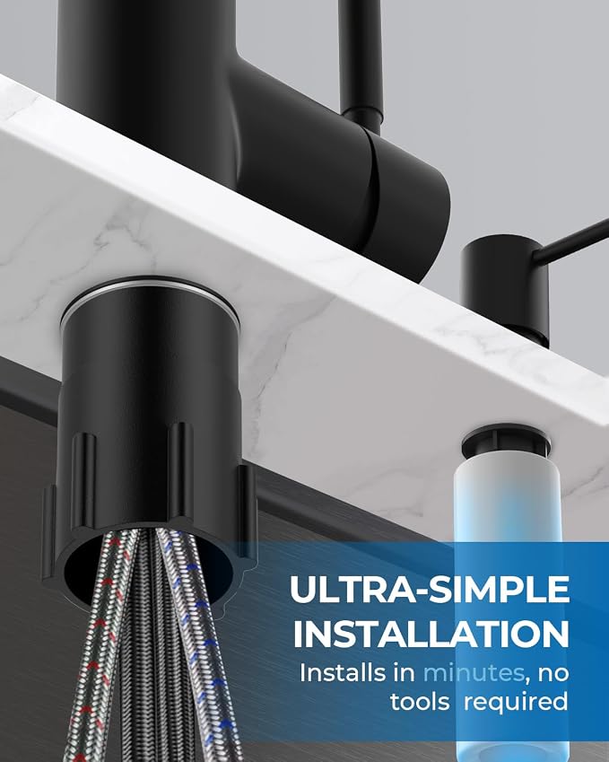 WEWE Pull-Down Kitchen Faucet - Image 7